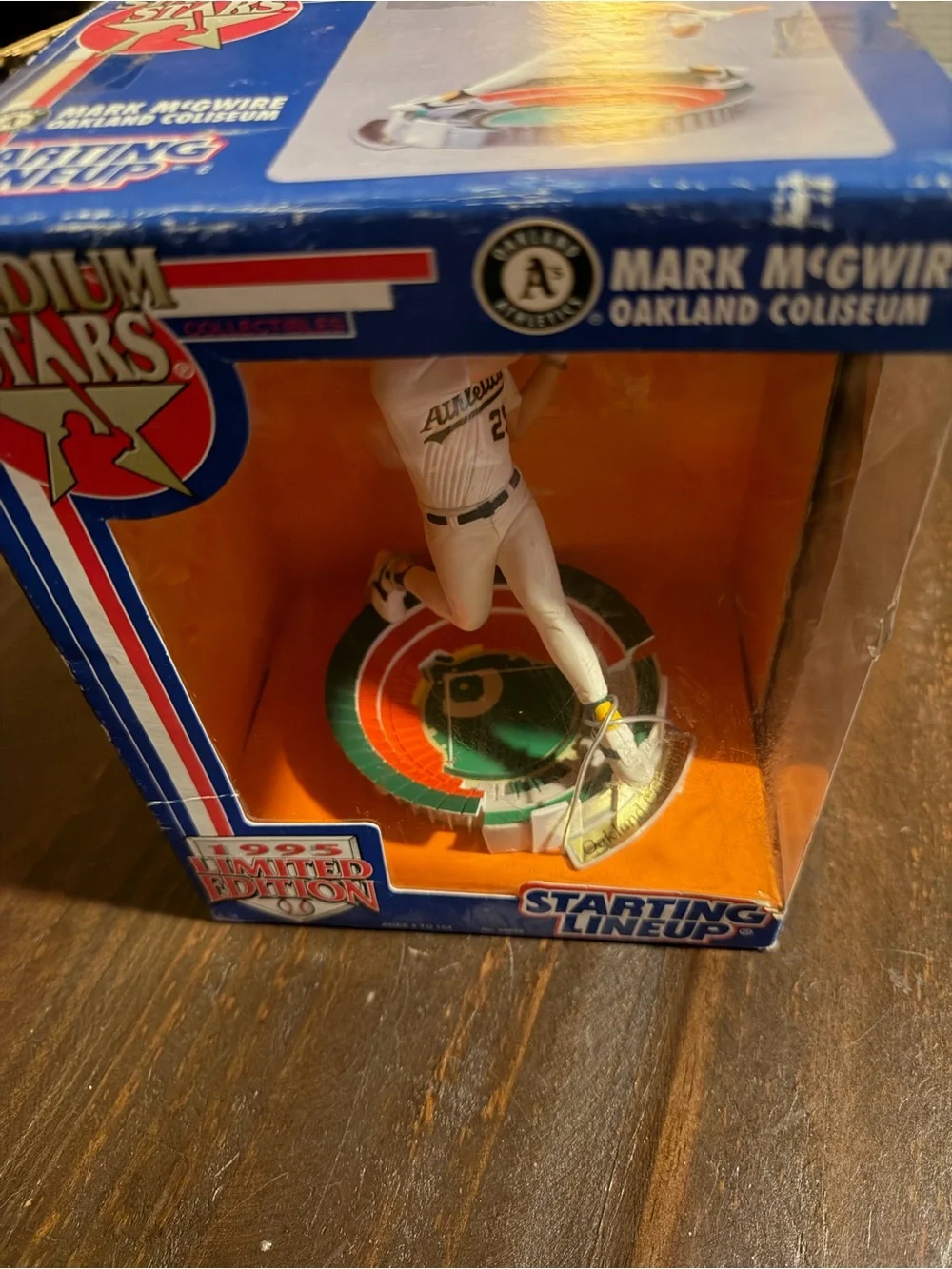 Stadium Stars Mark McGwire Oakland Athletics Stadium Baseball Figure 1995 LE